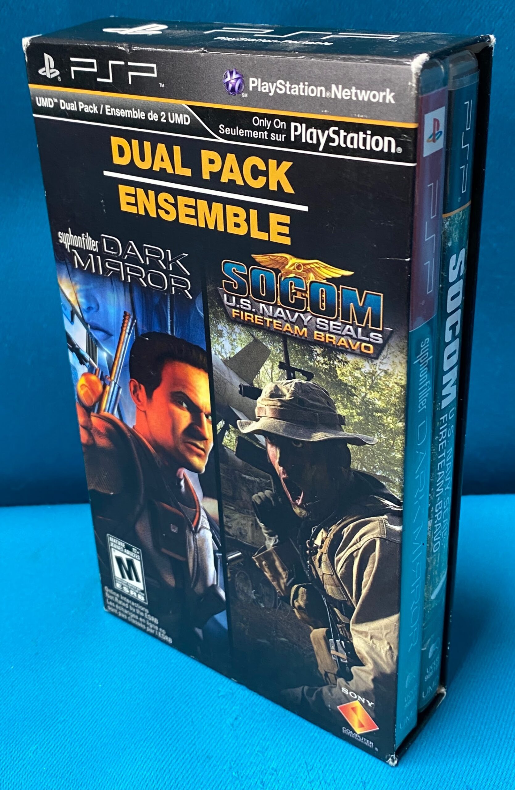 Syphon Filter: Dark Mirror + SOCOM US Navy Seals: Fireteam Bravo Dual Pack (Complete, Dark Mirror is Sealed)