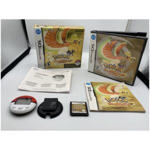 Pokemon HeartGold Version In Box with Pokewalker, Manuals and Game