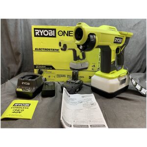 RYOBI 18V ONE+ Cordless Handheld Electrostatic Sprayer Kit with 1x 18V ONE+ 2.0 Ah Battery and Charger