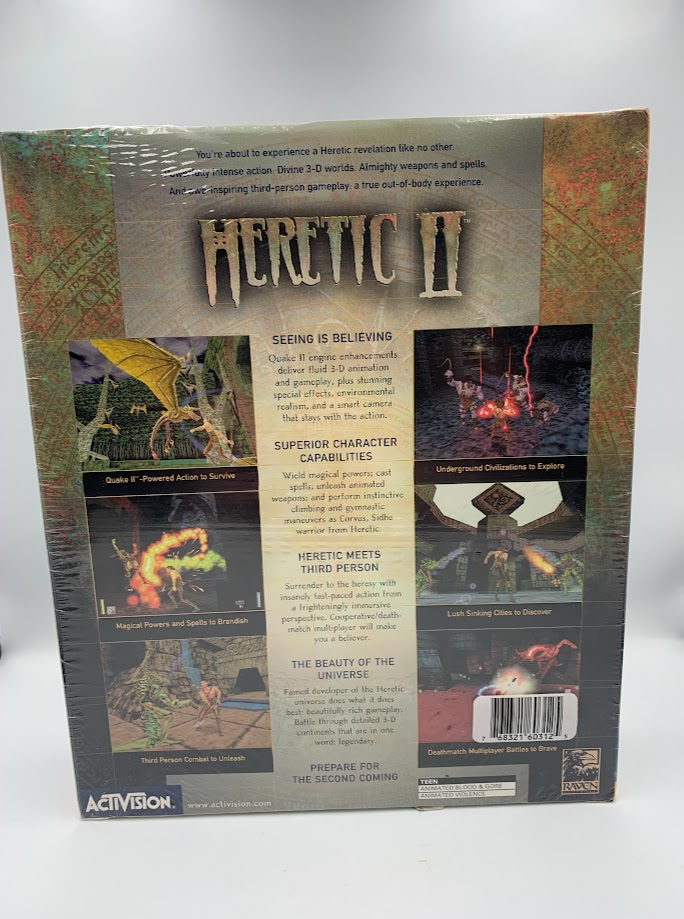 Heretic II Sur PC – Version Française (VF) – Big Box – Édition Gold