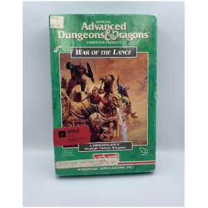 Advanced Dungeons & Dragons AD&D PC Dragonlance War Of The Lance 1989 with Manual and 2 CD Roms