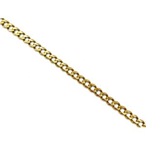 10k 24" Yellow Gold Curb Link Chain
