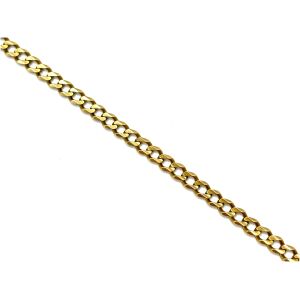 10k 24" Yellow Gold Curb Link Chain