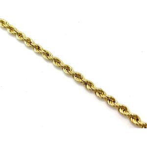 14k 20" Yellow Gold Rope Necklace