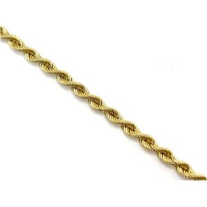 14k 20" Yellow Gold Rope Necklace