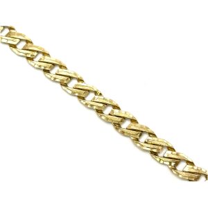 10k 26" Yellow Gold Flat Curb Link Chain