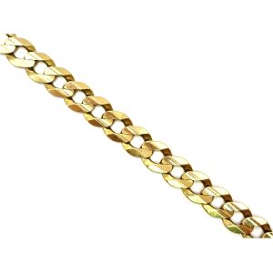 10k 24" Yellow Gold Curb Link Chain