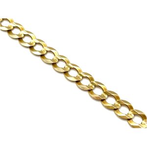 10k Yellow Gold Curb Link Chain