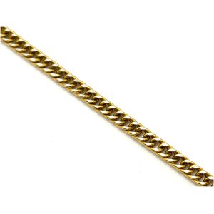 10k 22" Two-Tone Gold Small Link Curb Link Chain