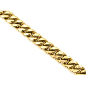 10k 28" Yellow Gold Hollow Curb Link Chain
