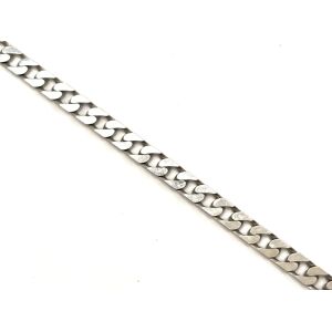 10k 23" White Gold Box Link Chain