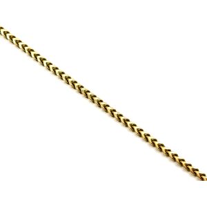 10k 24" Yellow Gold Wheat Link Chain