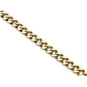 10k 24" Yellow Gold Hollow Cuban Link Chain