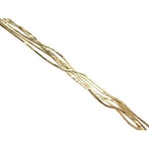 10k 28" Yellow Gold Multi-Strand Necklace