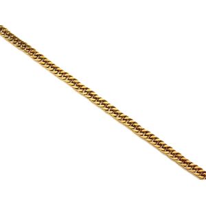 10k 24" Yellow Gold Thin Curb Link Chain