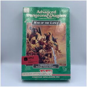 Advanced Dungeons & Dragons AD&D PC Dragonlance War Of The Lance 1989 w/ Manual and 2x CD Roms