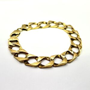 10k 8" Curb Link Bracelet