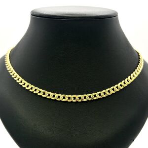 18k 19" Yellow Gold Curb Link Chain