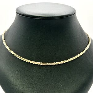 10k 22" Yellow Gold S-Link Necklace