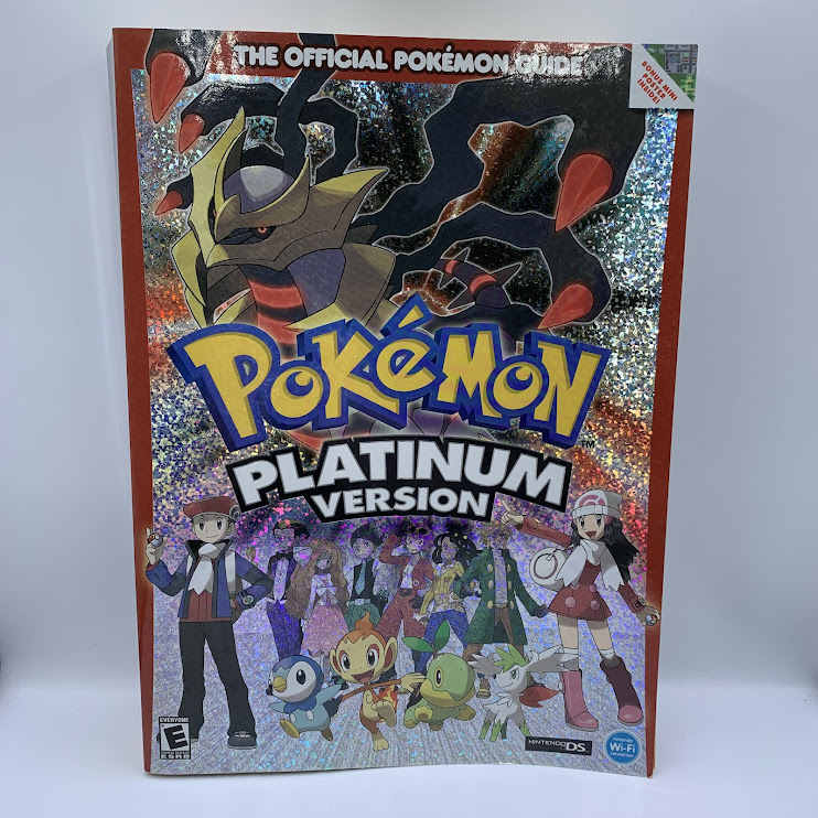 Pokemon Platinum Version: The Official Pokemon Guide W/ Poster & Minature Giratina Origin Form Figure