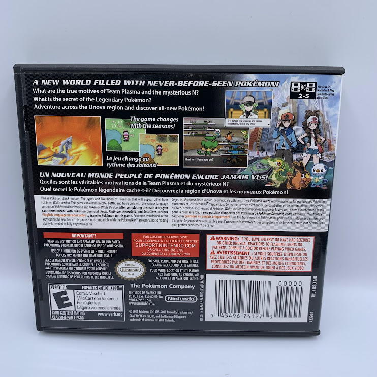 Pokemon Black Version w/ Manual - Image 6
