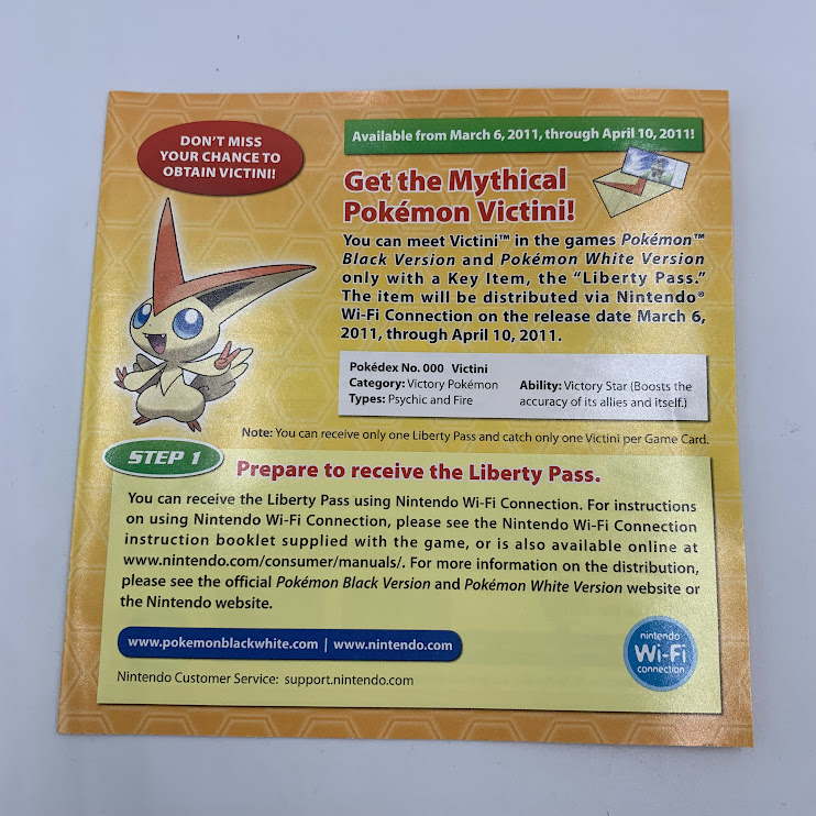 Pokemon Black Version w/ Manual - Image 8