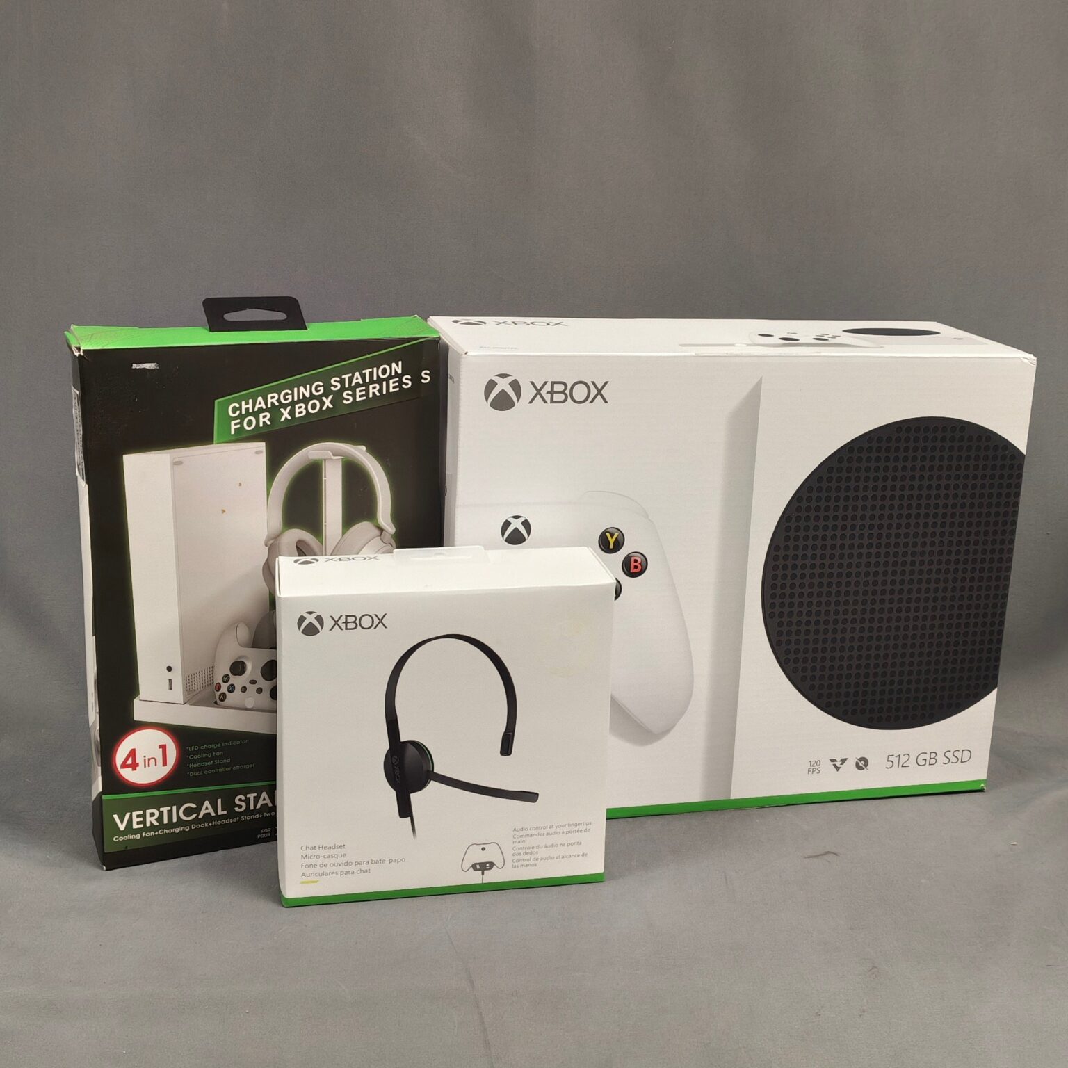 In Seris Microsoft XBOX Series S Console 512GB SSD Like New In Box w/ Headset ...